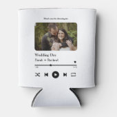 Aangepaste afspeellijst voor fotomuziek voor paren blikjeskoeler (Voorkant)