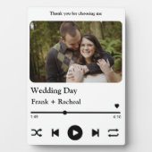 Aangepaste afspeellijst voor fotomuziek voor paren fotoplaat (voorkant)