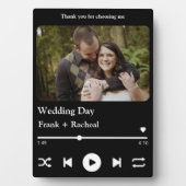 Aangepaste afspeellijst voor fotomuziek voor paren fotoplaat (voorkant)