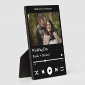 Aangepaste afspeellijst voor fotomuziek voor paren fotoplaat (Zijkant)