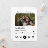 Aangepaste afspeellijst voor fotomuziek voor paren kaart (Voorkant / Achterkant in situ)