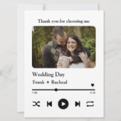 Aangepaste afspeellijst voor fotomuziek voor paren kaart (Voorkant)