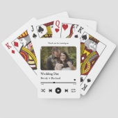 Aangepaste afspeellijst voor fotomuziek voor paren pokerkaarten (Achterkant)