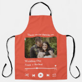 Aangepaste afspeellijst voor fotomuziek voor paren schort (Voorkant)