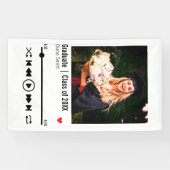 Aangepaste afspeellijst voor foto's op Afstuderen Spandoek (Horizontaal)