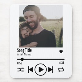 Aangepaste afspeellijst voor foto's op Vaderdag Muismat