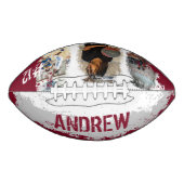 Aangepaste afspeelnaam en nummer 3 Fotocollage American Football (Voorkant)