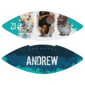 Aangepaste afspeelnaam en nummer 3 Fotocollage American Football (Panelen)