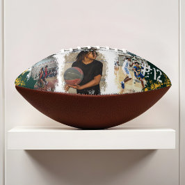 Aangepaste afspeelnaam en nummer 3 Fotocollage American Football