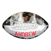 Aangepaste afspeelnaam en nummer 3 Fotocollage American Football (Voorkant)