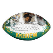 Aangepaste afspeelnaam en nummer 3 Fotocollage American Football (Voorkant)