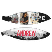 Aangepaste afspeelnaam en nummer 3 Fotocollage Basketbal (Panelen)