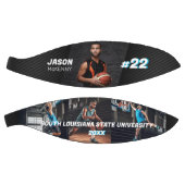 Aangepaste afspeelnaam en nummer 4 Fotocollage Basketbal (Panelen)