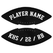 Aangepaste afspeelnaam en nummer, school en positi american football (Panelen)