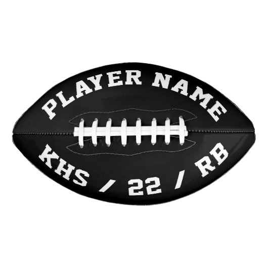 Aangepaste afspeelnaam en nummer, school en positi american football (Voorkant)