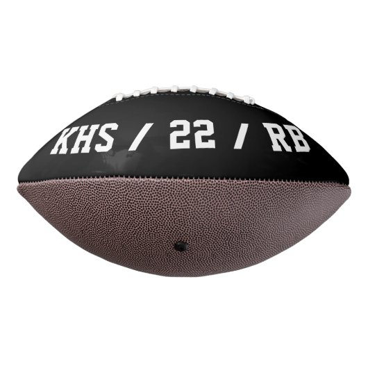 Aangepaste afspeelnaam en nummer, school en positi american football (Gedraaid 270)