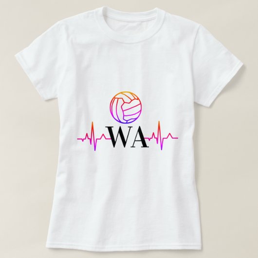 Aangepaste afspeelthema Netball T-shirt (Design voorkant)