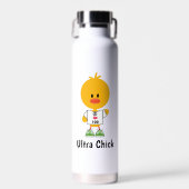 Aangepaste afstand Ultramarathon Ultra Chick Waterfles (Voorkant)