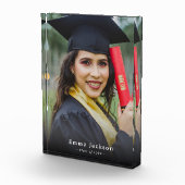 Aangepaste afstudeerceremonie Persoonlijke naam &  Fotoblokken (Rechts)