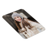 Aangepaste afstudeerceremonie Save the Date-foto Magneet (Rechterzijde)