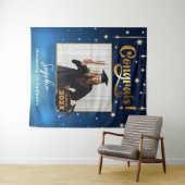 Aangepaste afstudeerfeest Decor 2025 Photo Booth Wandkleed (In Situ (horizontaal))