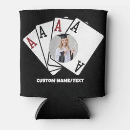 Aangepaste afstudeerfeest gepersonaliseerd bier blikjeskoeler