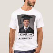 Aangepaste afstudeerfoto 2026 Afgestudeerde Trots  T-shirt (Voorkant)