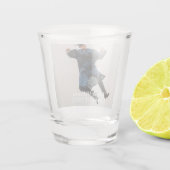 Aangepaste afstudeerfoto shot glas (Achterkant)