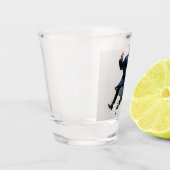 Aangepaste afstudeerfoto shot glas (Links)