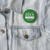 Aangepaste afstudeerknop met naam en school ronde button 5,7 cm (In situ)