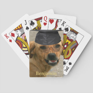 Aangepaste Afstuderen afspeelkaarten Pokerkaarten