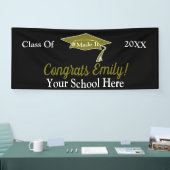 Aangepaste Afstuderen banner - 2,5 x 6' (Beurs)