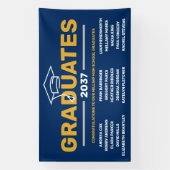 Aangepaste Afstuderen-banner voor groepen Spandoek (Verticaal)