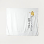 Aangepaste Afstuderen banner Wandkleed (Voorkant (horizontaal))