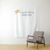 Aangepaste Afstuderen banner Wandkleed (In situ)