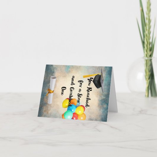 Aangepaste afstuderen bedankkaart (Voorkant)