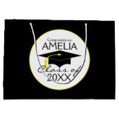 Aangepaste Afstuderen Class Gefeliciteerd Groot Cadeauzakje (Achterkant)