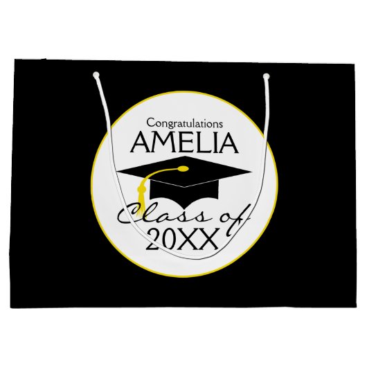 Aangepaste Afstuderen Class Gefeliciteerd Groot Cadeauzakje (Achterkant)