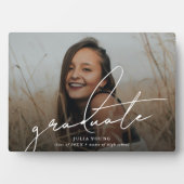 Aangepaste Afstuderen Foto Keepsake Gift Afstudere Fotoplaat (voorkant)