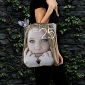 Aangepaste Afstuderen foto | Modern Script Afstude Tote Bag