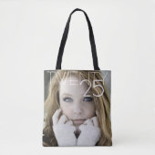 Aangepaste Afstuderen foto | Modern Script Afstude Tote Bag (Voorkant)