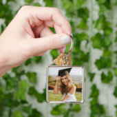 Aangepaste Afstuderen foto Sleutelhanger (Hand)