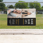 Aangepaste Afstuderen fotofeestdag Spandoek (Insitu)