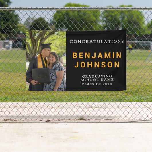 Aangepaste Afstuderen fotofeestdag Spandoek (Insitu)