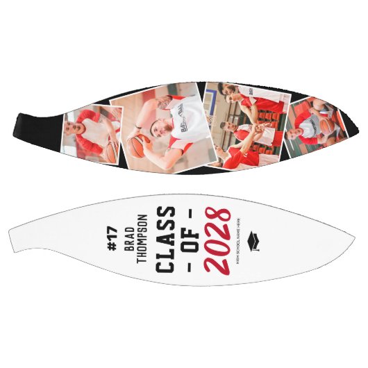 Aangepaste Afstuderen-hoofdfoto Basketbal (Panelen)