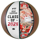 Aangepaste Afstuderen-hoofdfoto Basketbal (Verticaal)