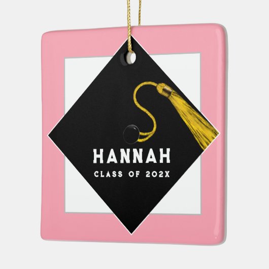 Aangepaste Afstuderen Keramisch Ornament (Links)