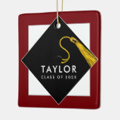 Aangepaste Afstuderen Keramisch Ornament (Links)