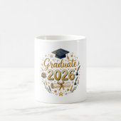 Aangepaste afstuderen Klas van 2026 Gepersonalisee Koffiemok (Center)
