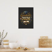 Aangepaste afstuderen Klas van 2026 Gepersonalisee Poster (Keuken)